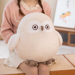 Animal-en-peluche-de-dessin-anim-pour-enfants-th-tre-blanc-oiseau-rond-mignon-beurre-en