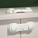 Verrou-de-s-curit-multifonctions-5-pi-ces-lot-pour-armoire-tiroir-toilettes-maison-blanc-serrure