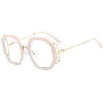 Lunettes-Plates-Anti-Lumi-re-Bleue-Grande-Monture-pour-Femme-Vintage-pour-Ordinateur-Peut-tre-Assortie