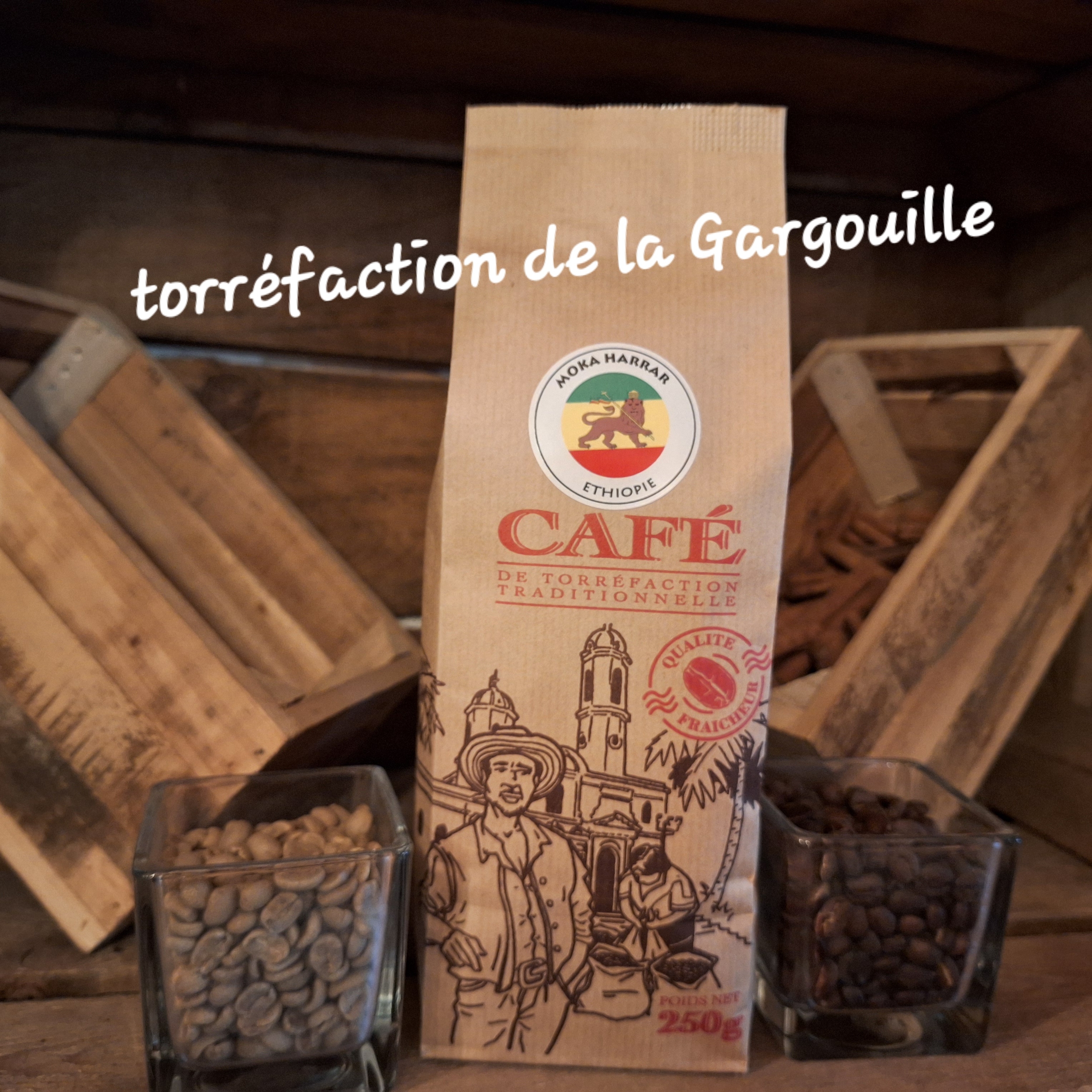 Café Moka Ethiopie Harrar 100% Arabica