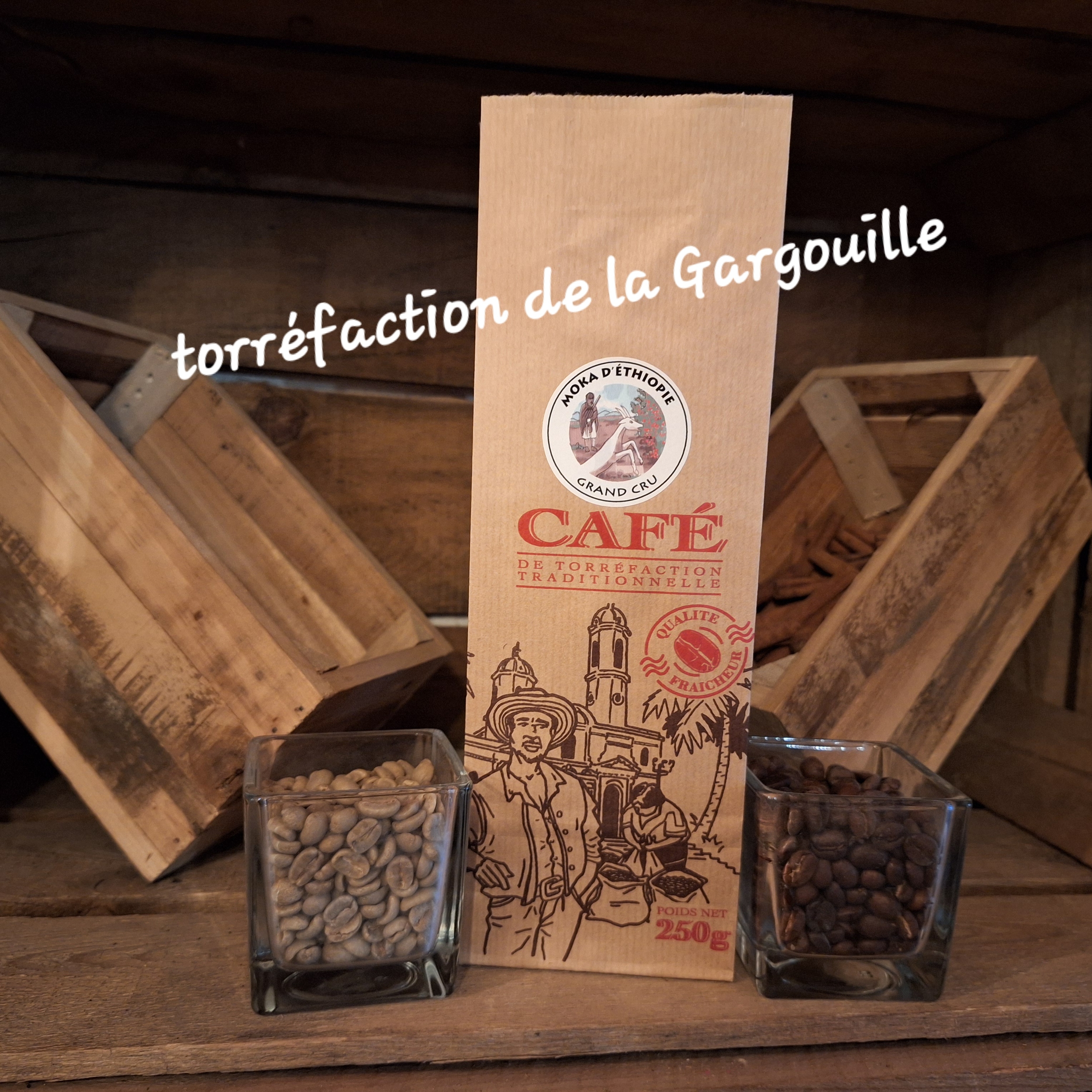 Café Moka Ethiopie Djimmah 100% Arabica