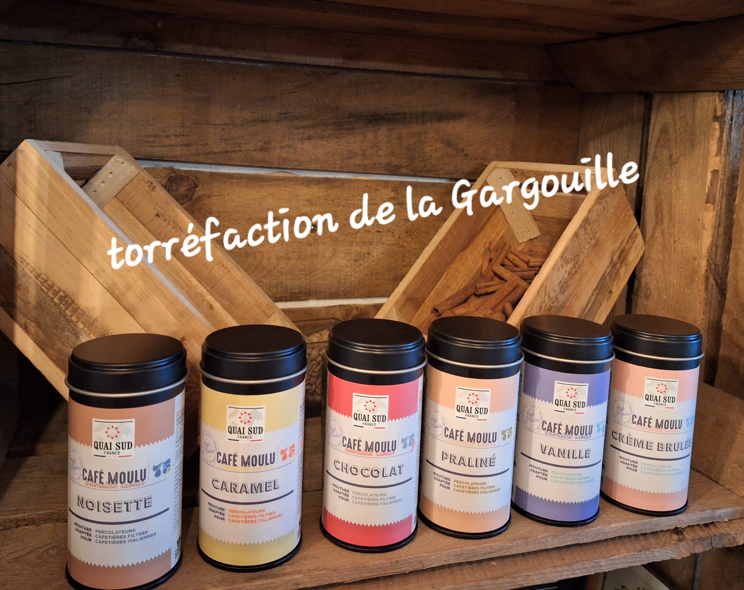 Coffret 6 Cafés Aromatisé Moulu