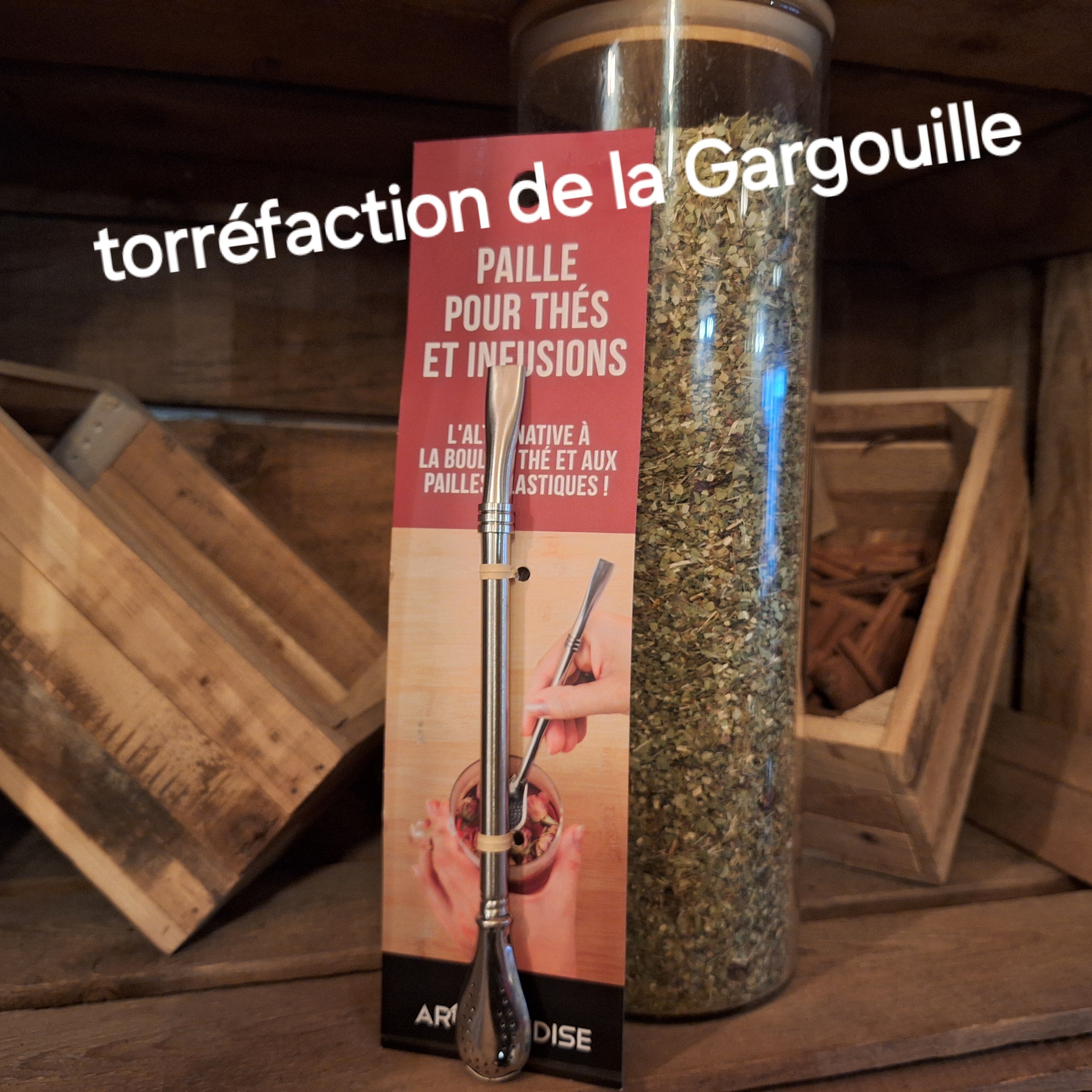 Paille pour Thés et Infusions à Maté