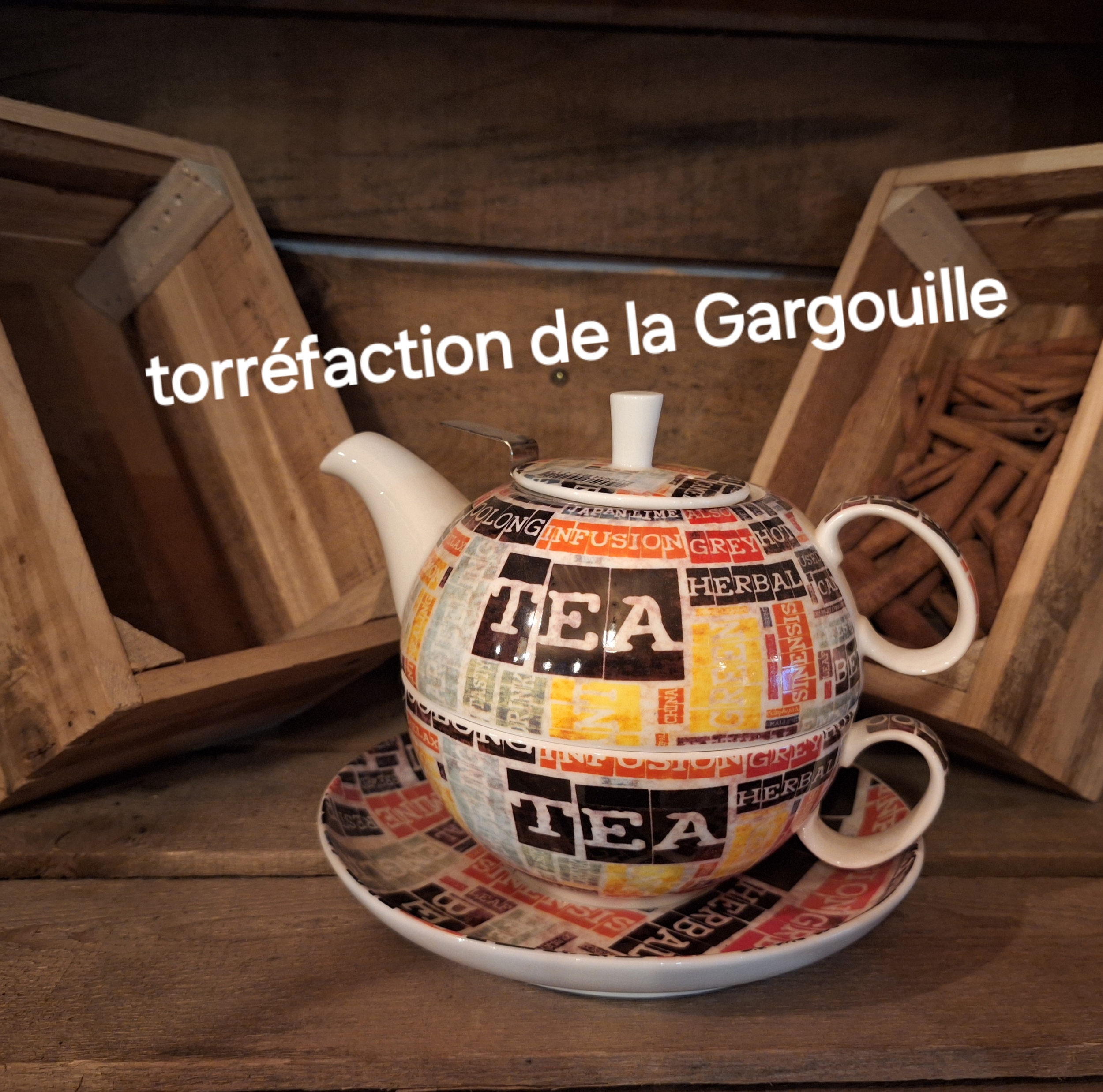 Théière égoiste 50cl en Porcelaine