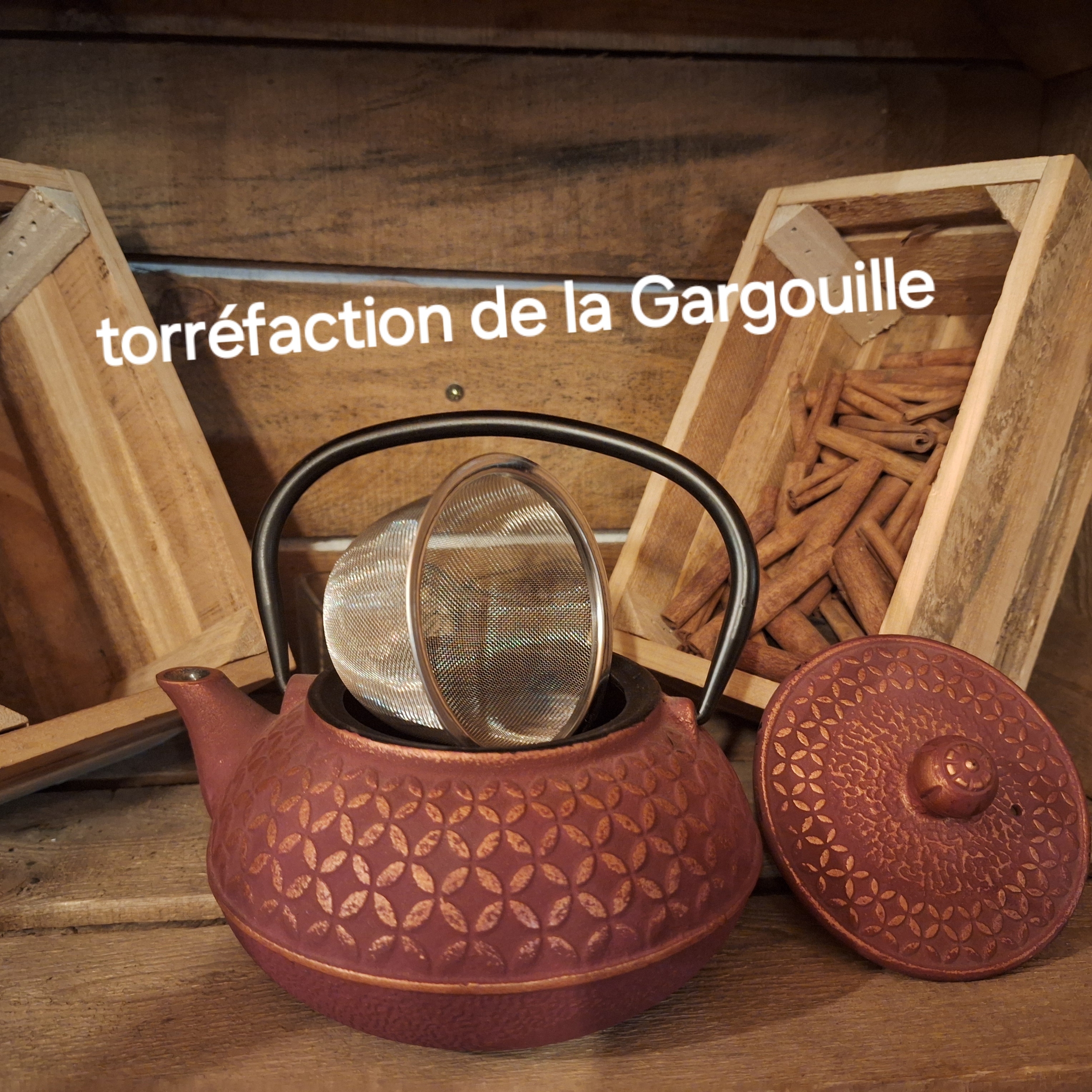 Théière Fonte Rose 0.6l