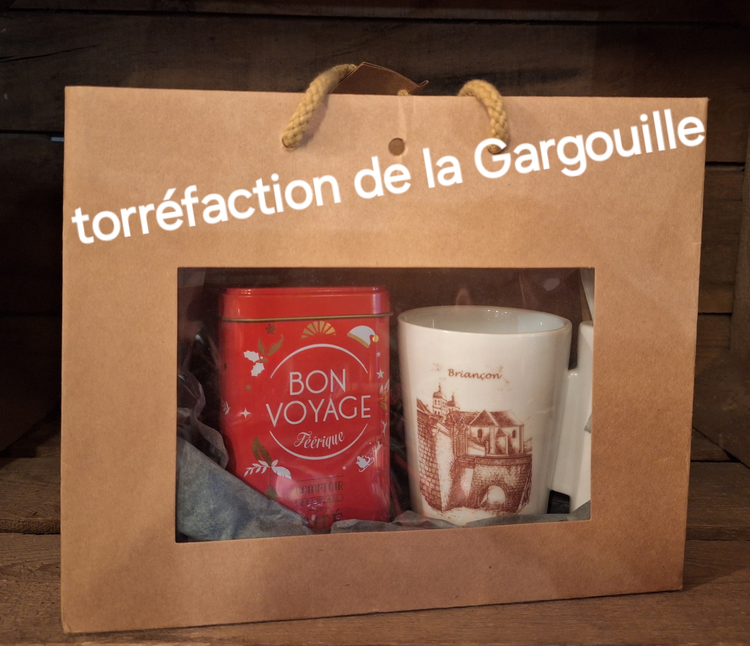 Coffret Boite à Thé + Mug + Cuillère + 10 Sachets