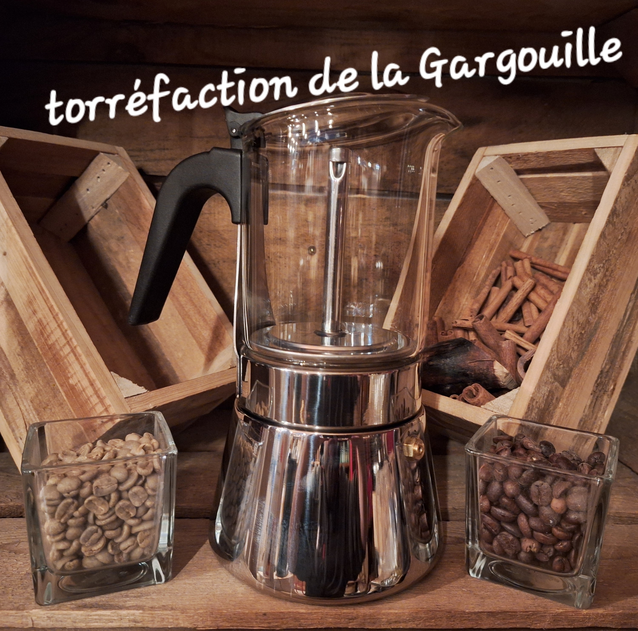 Cafetière Italienne Siena 10 Tasses Inox - 250g Café Offert + Livraison