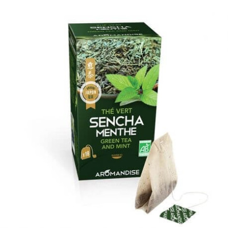 Thé Vert Sencha Menthe BIO - 18 Sachets