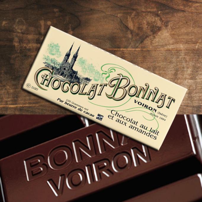 Chocolat au Lait 55% et aux Amandes