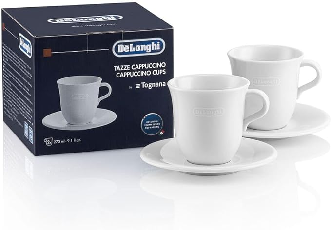 2 Tasses en Porcelaine pour Cappuccino