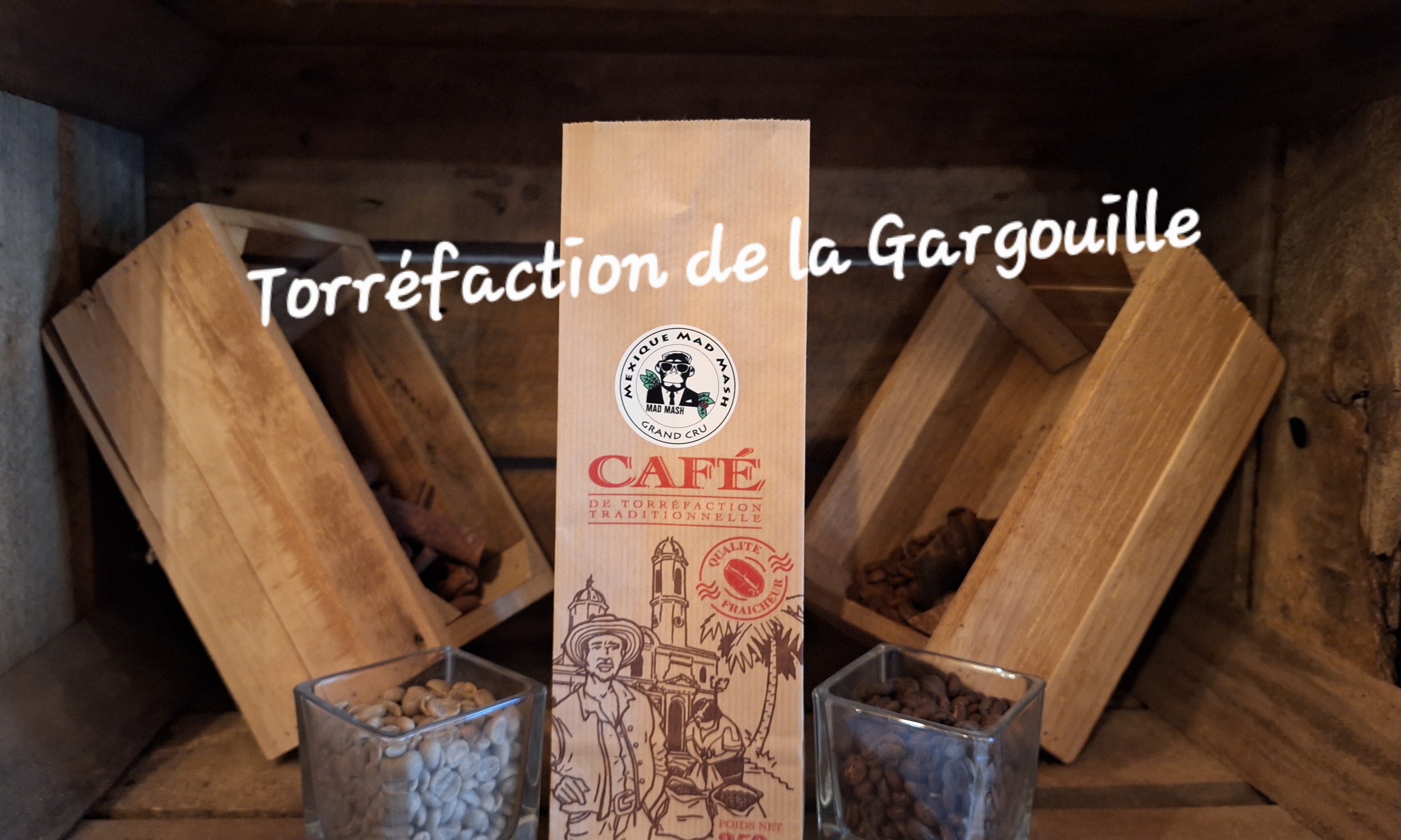 Café Mexique Mad Mash Le Singe Fou 100% Arabica