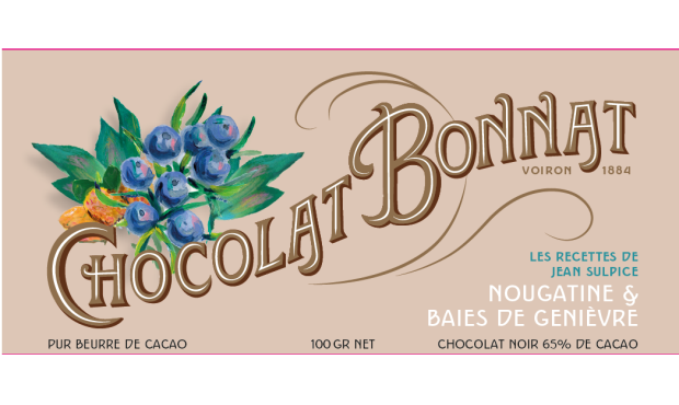 Chocolat Noir Nougatine Aux Baies de Genièvre