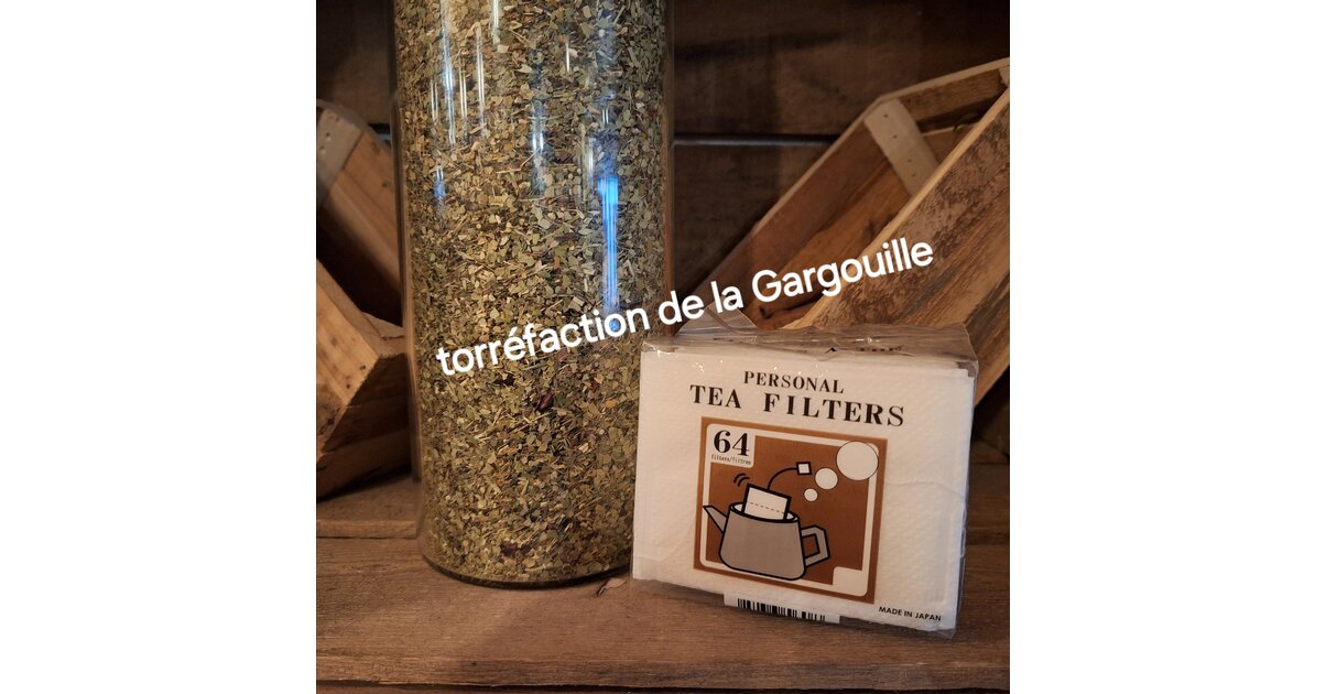Filtres à Thé En Papier - Lot De 64 Sachets Vides - Pour Thé En Vrac Et Infusions