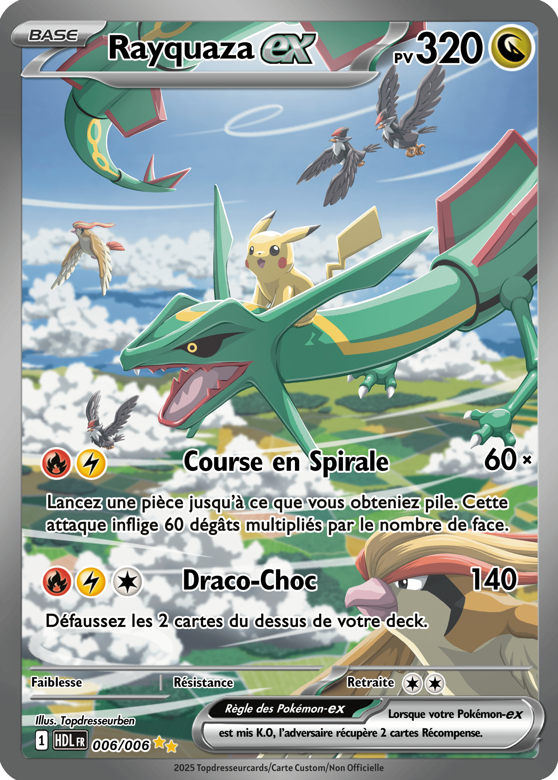 006-006 Rayquaza HDL impression