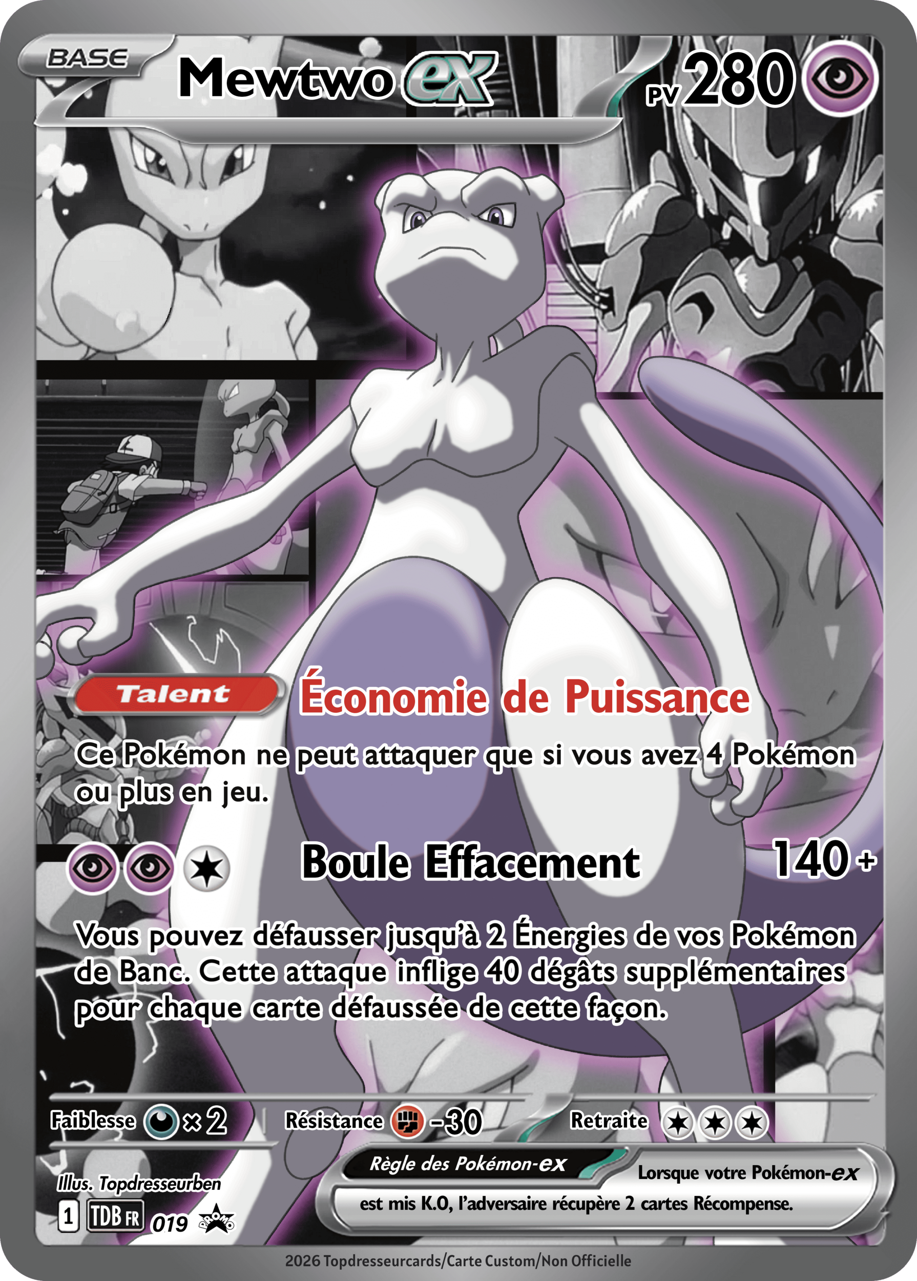 019 mewtwo manga SV promo 019 impression
