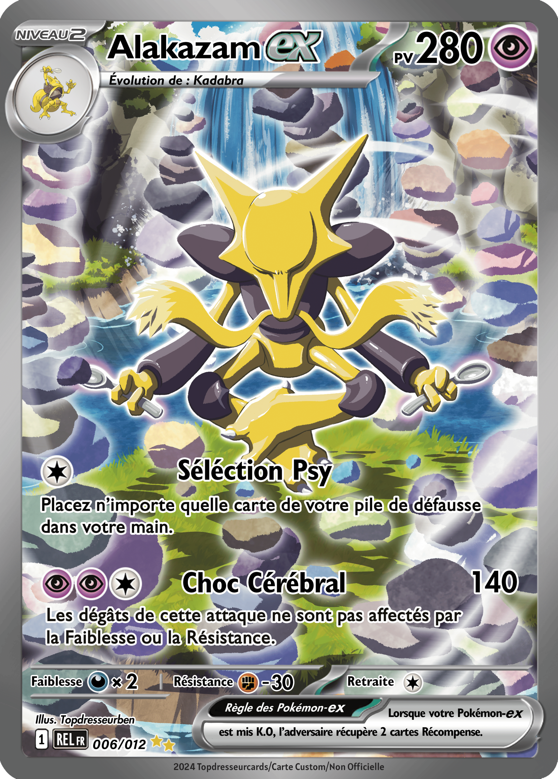 006-012 Alakazam REL Alt ed1 impression
