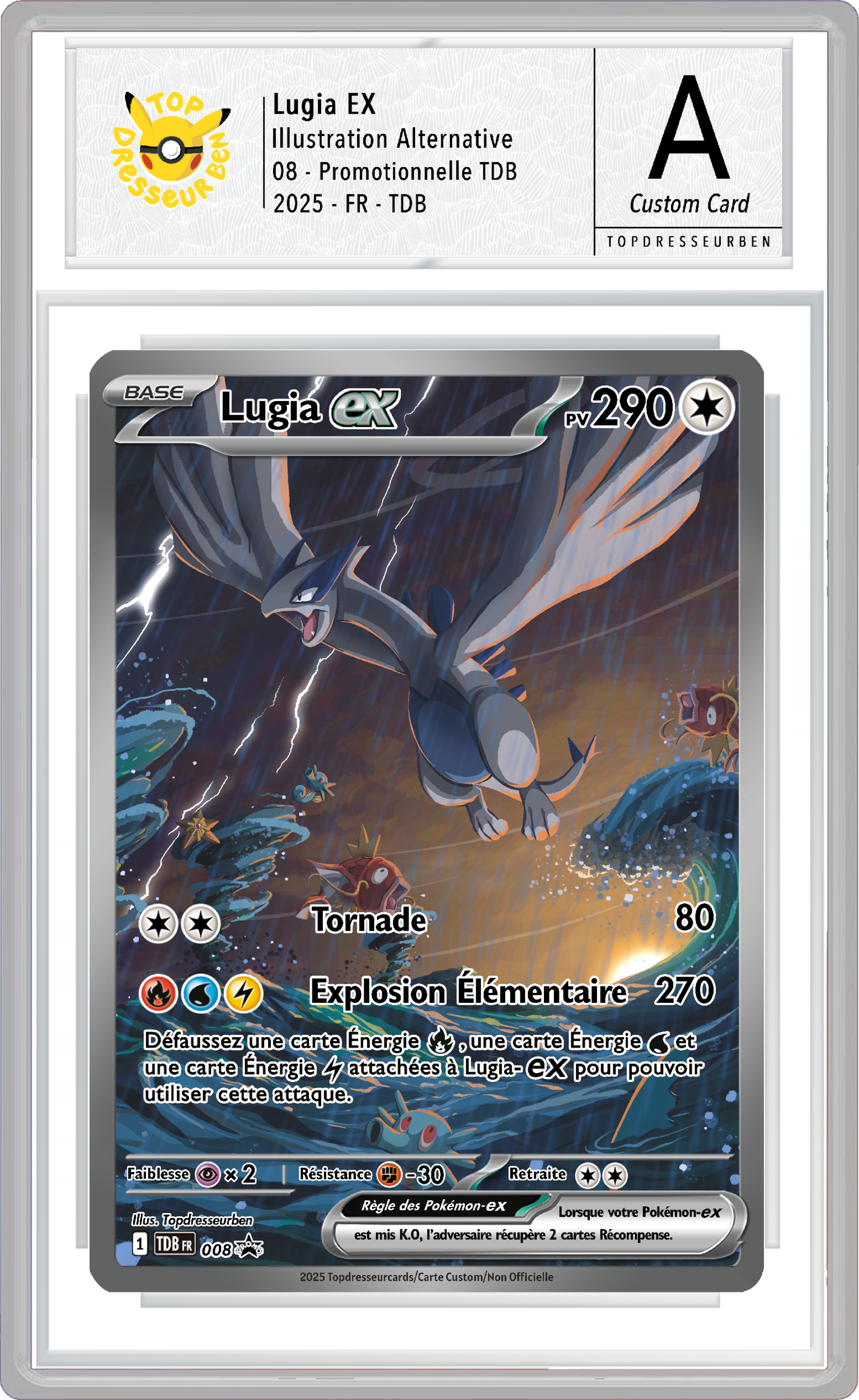 lugia promo 008 sous boitier topdresseurben
