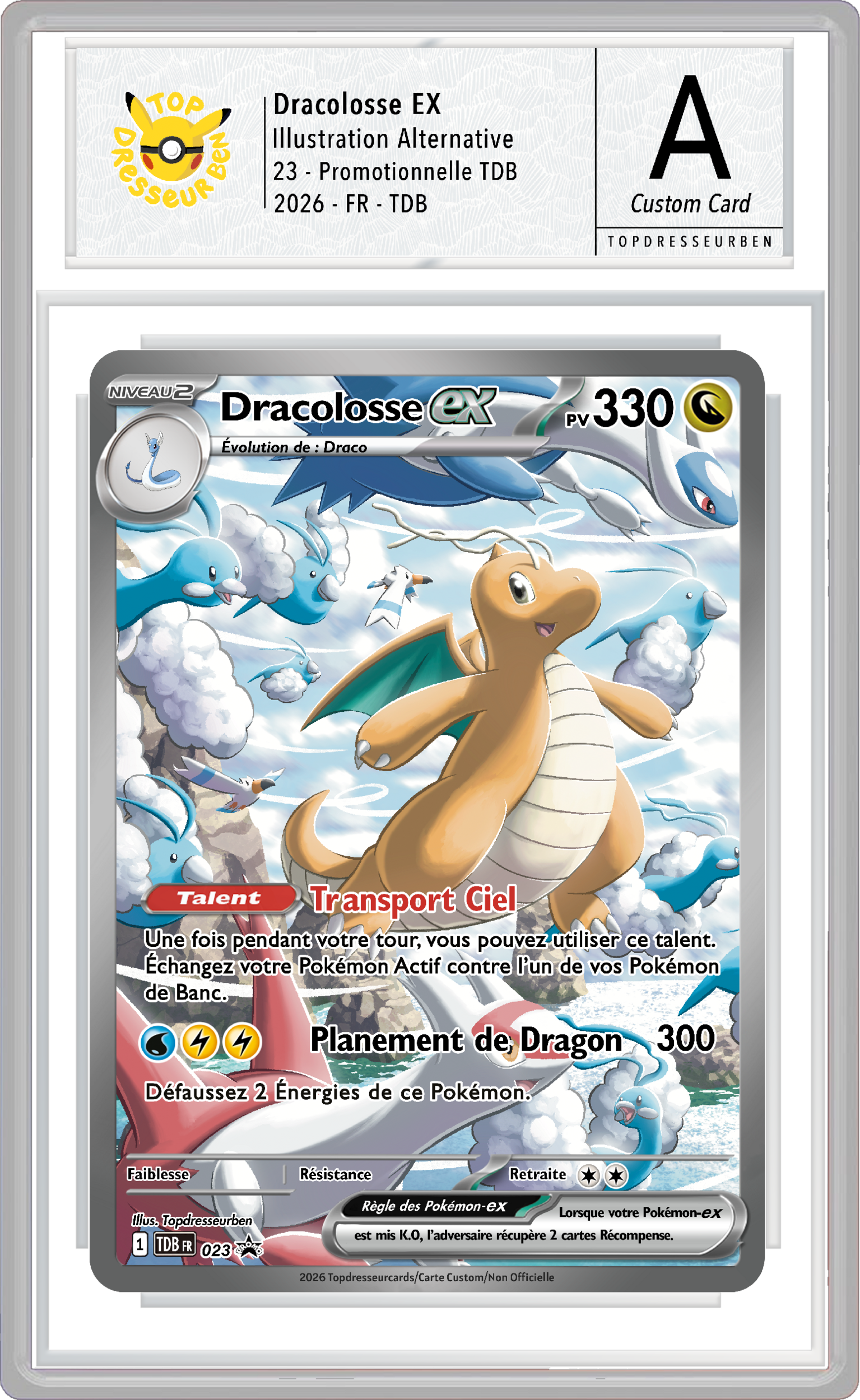 dracolosse promo 023 sous boitier topdresseurben