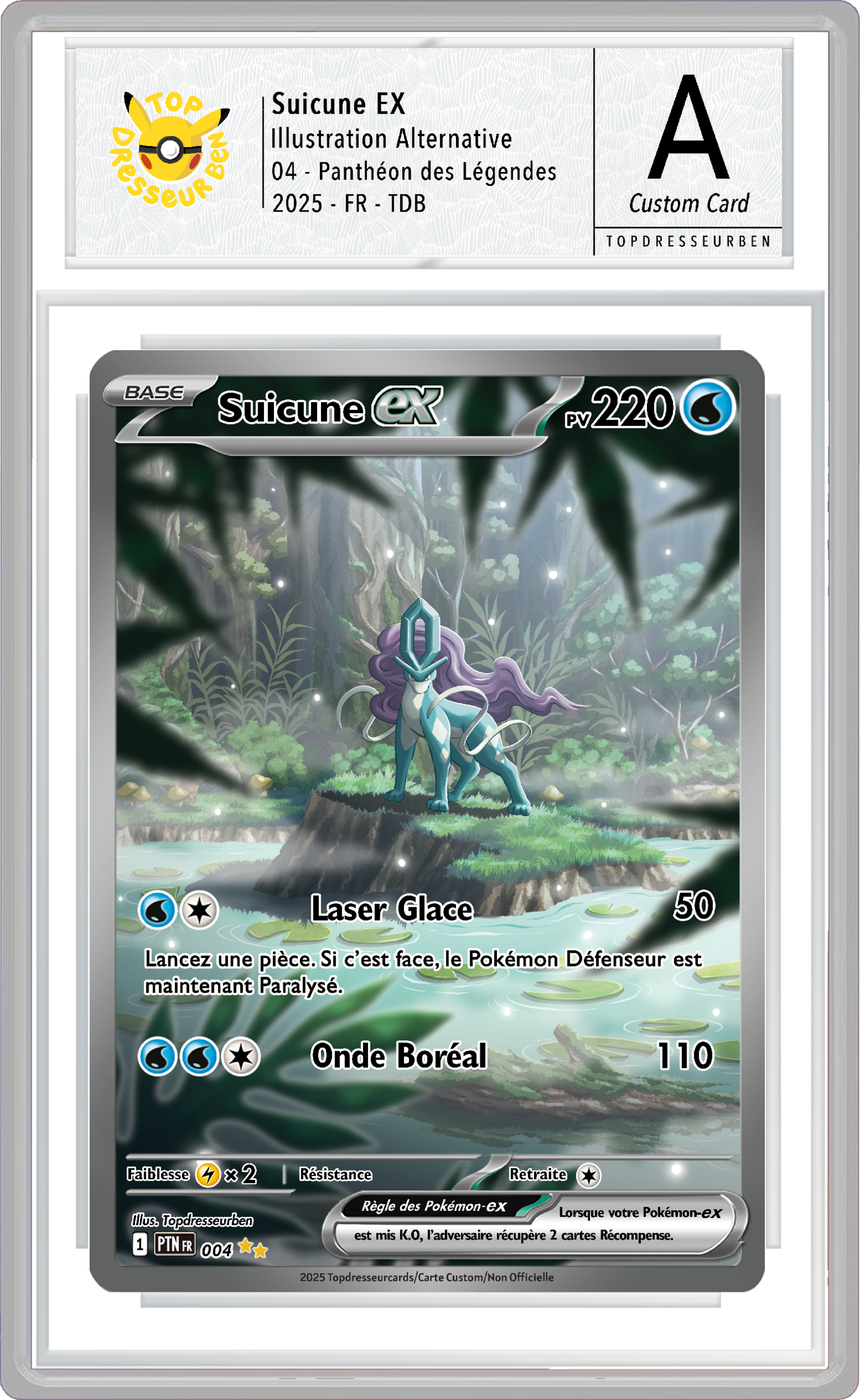 suicune pantheon sous boitier topdresseurben