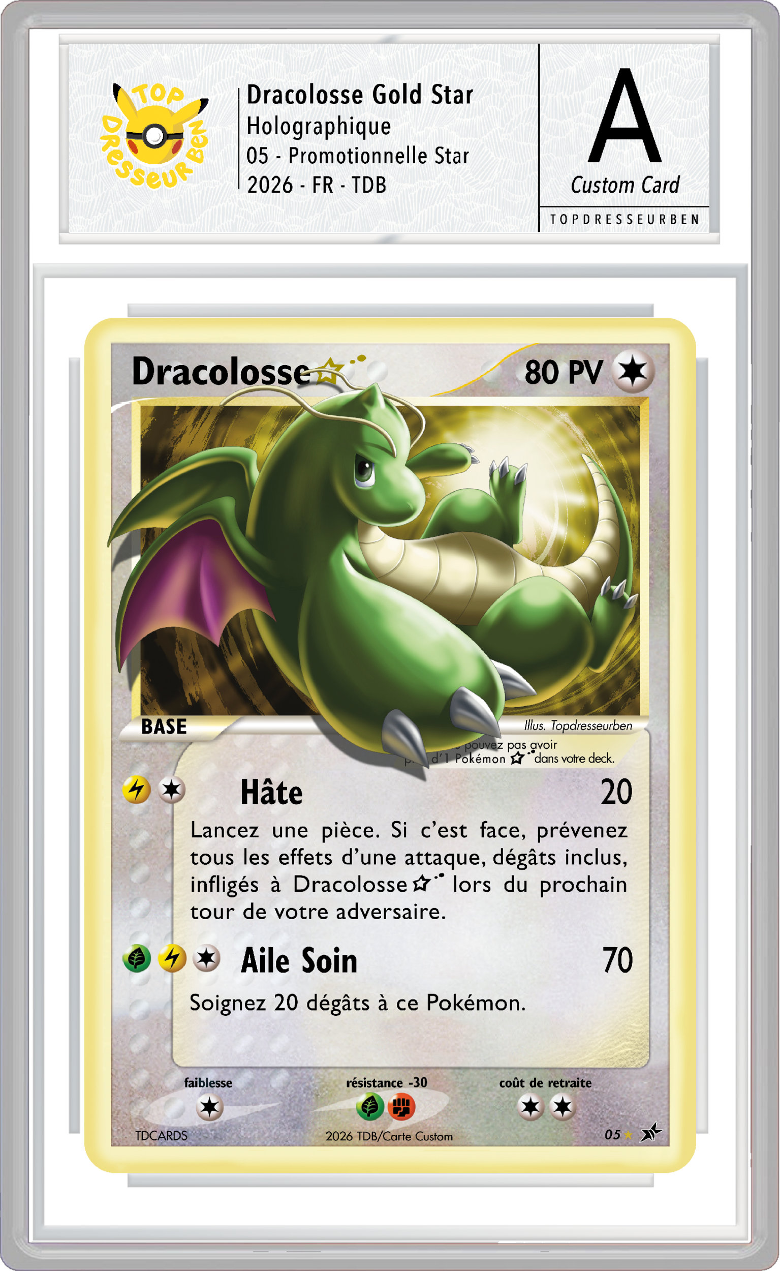 dracolosse star sous boitier topdresseurben