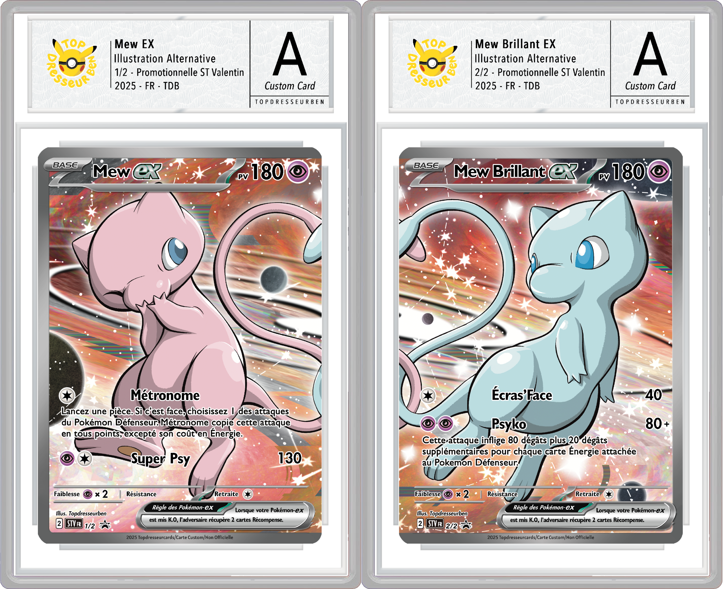 mew et mew brillant saint valentin sous boitier topdresseurben