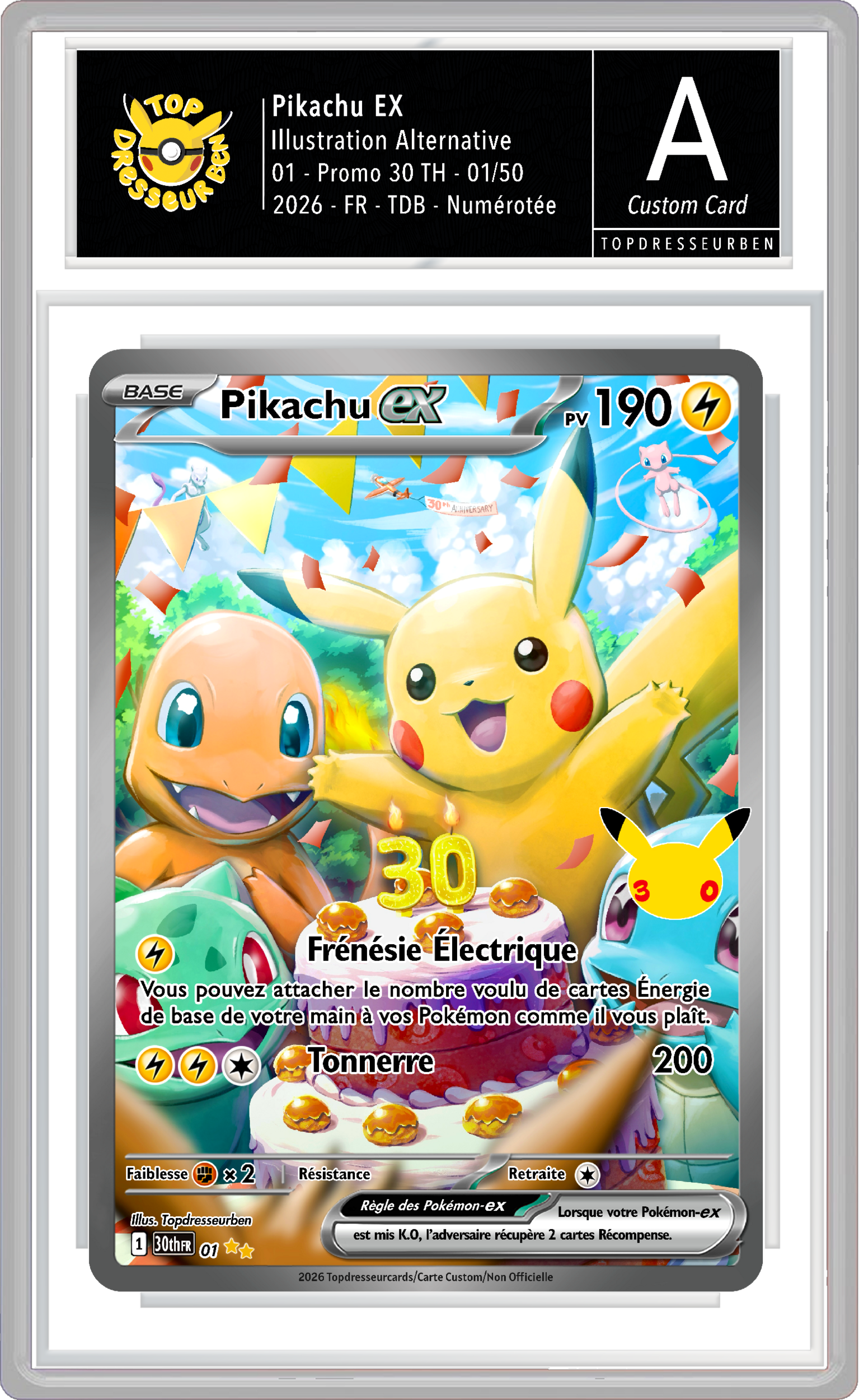Pikachu 30 TH PROMO TDB