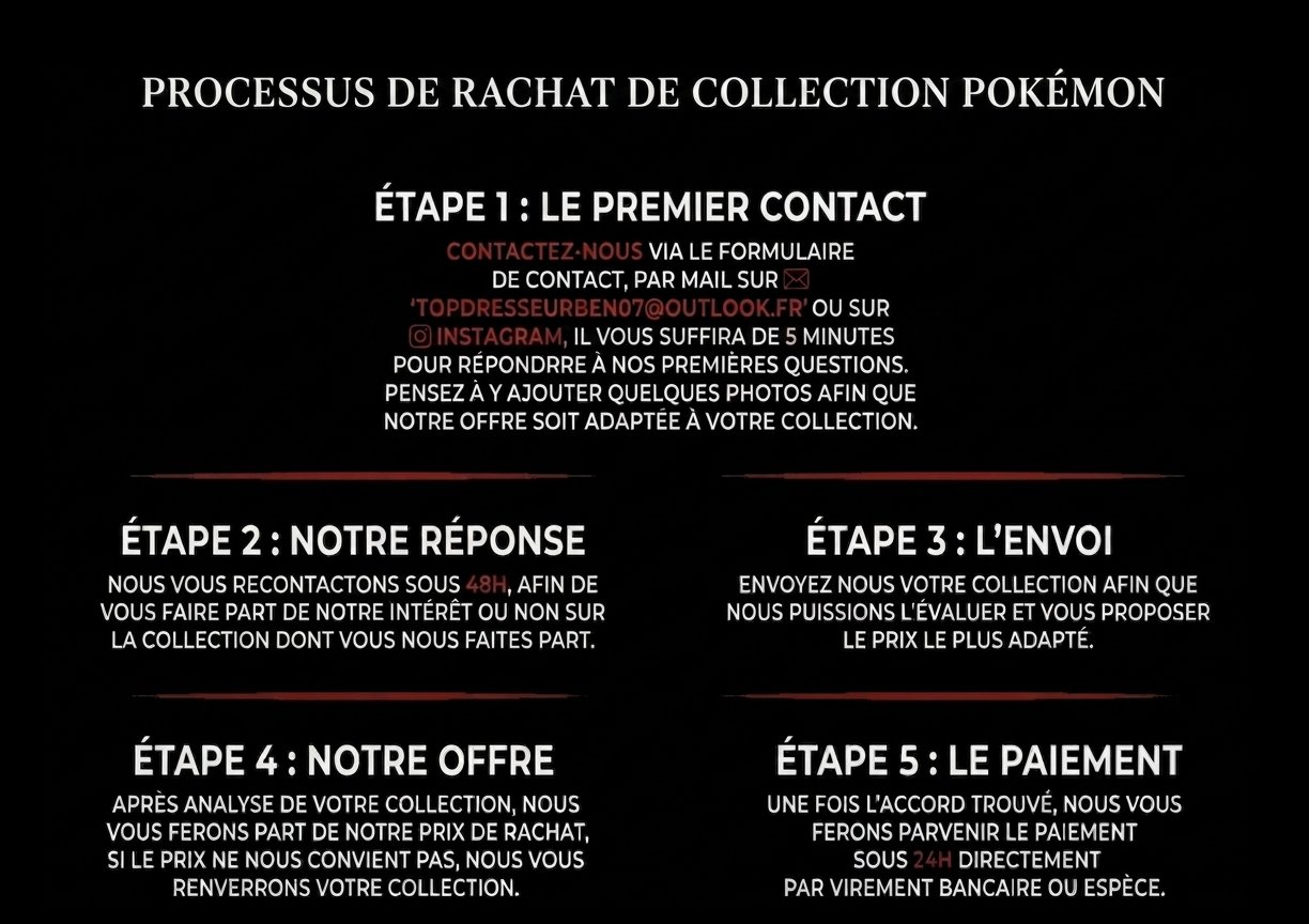 rachat de collection pokémon