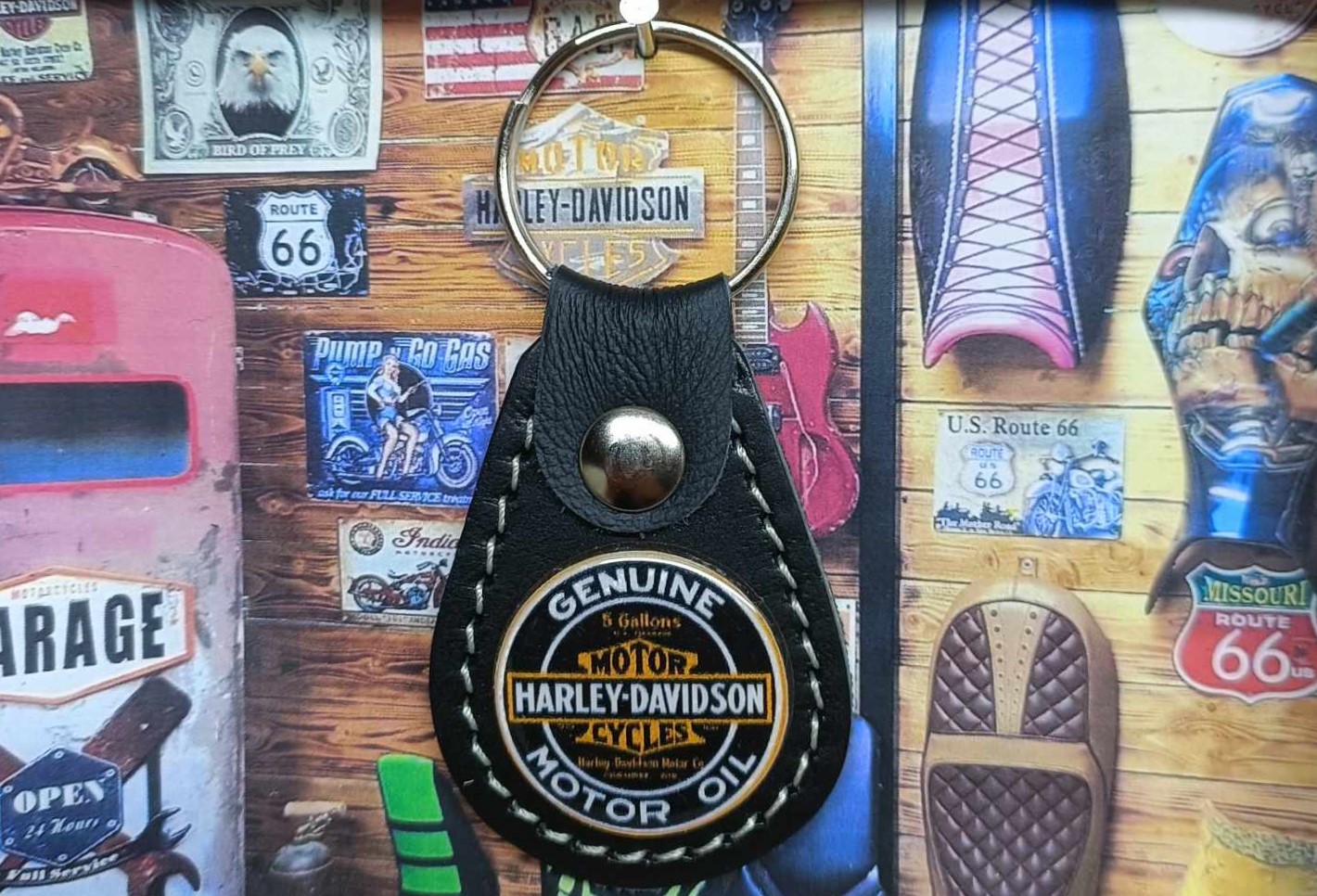 Porte clés Harley moto