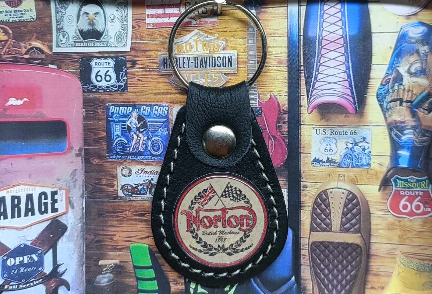 Porte-clés moto Norton