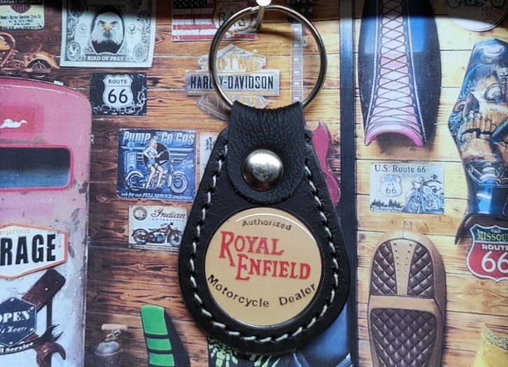 Porte-clefs moto authentique Royal Enfield
