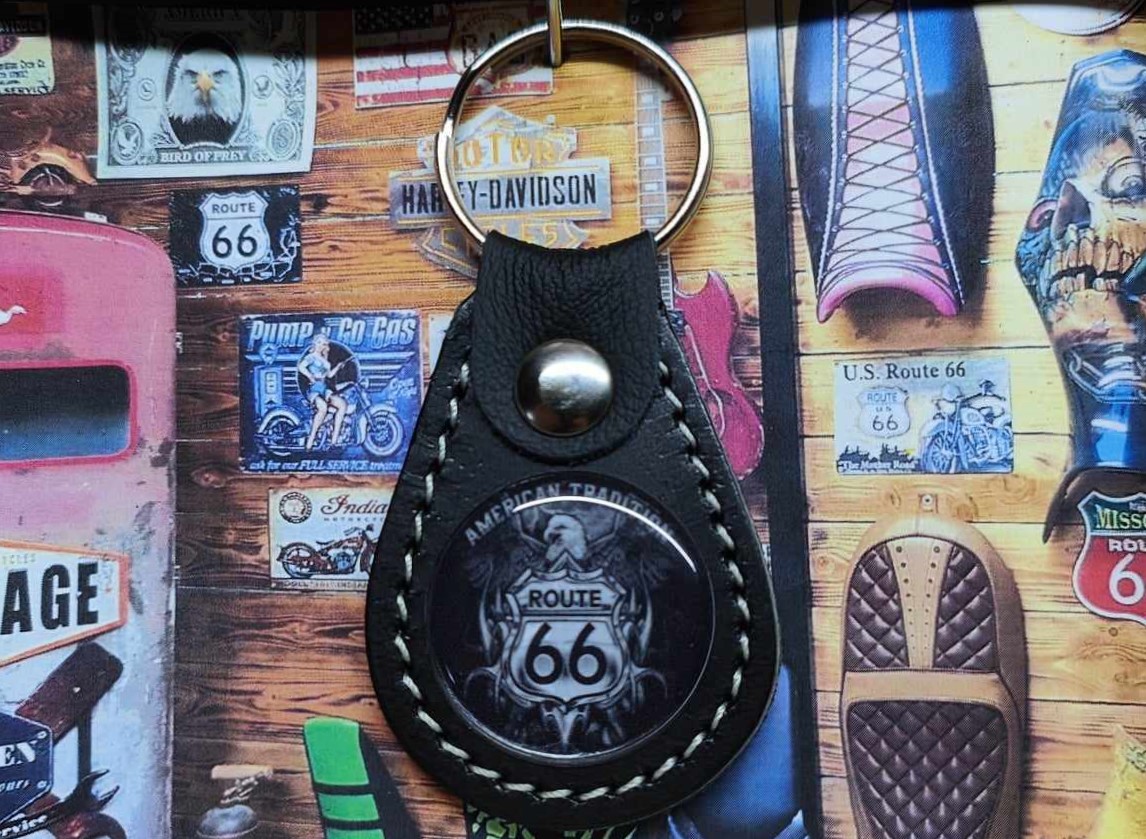 Porte-clés Route 66 souvenir