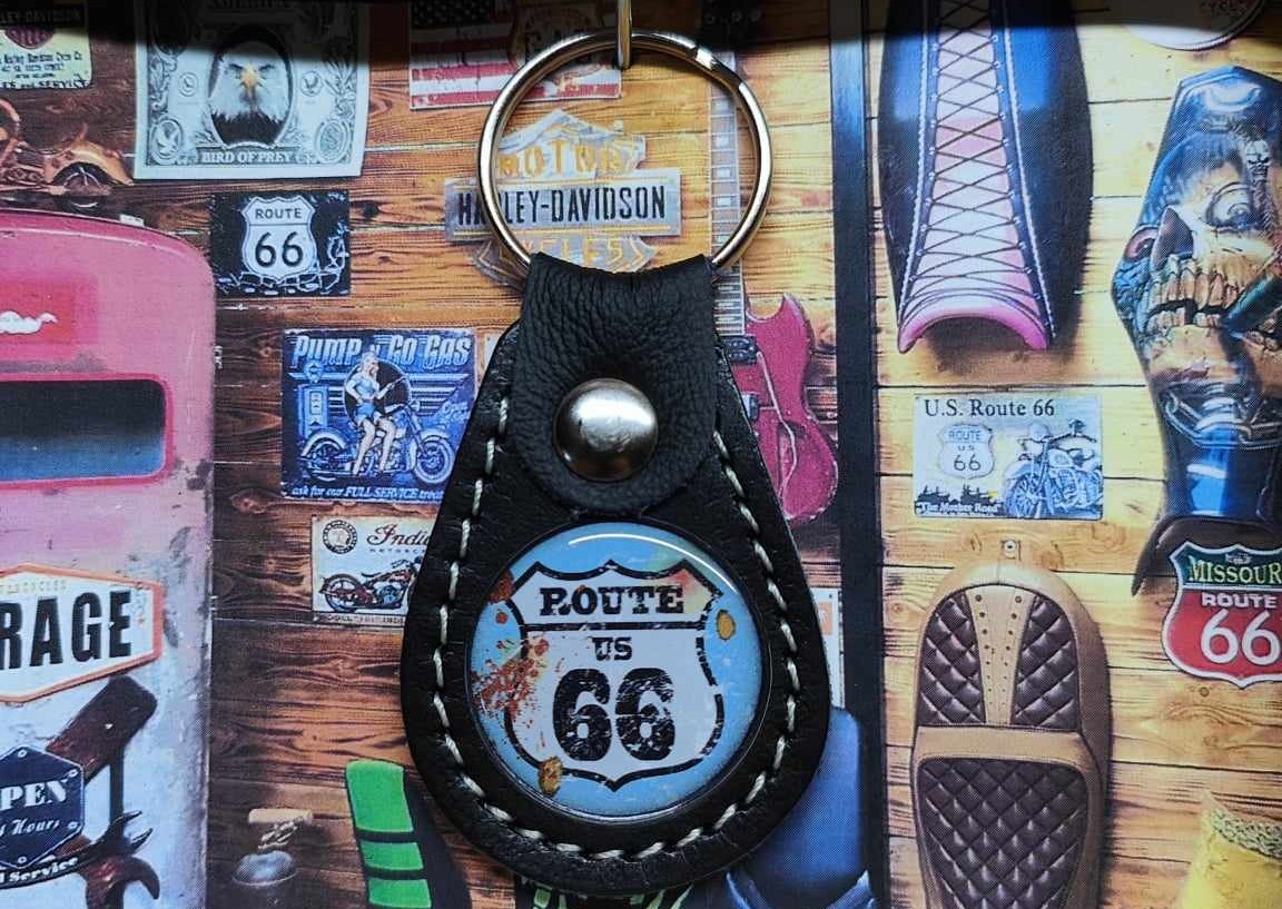 Porte-clés Route 66 Authentique
