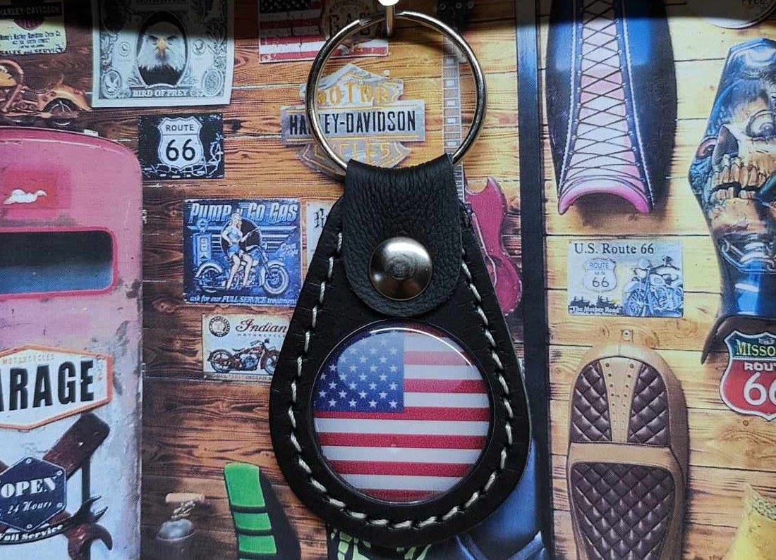 Porte-clés Drapeau Américain