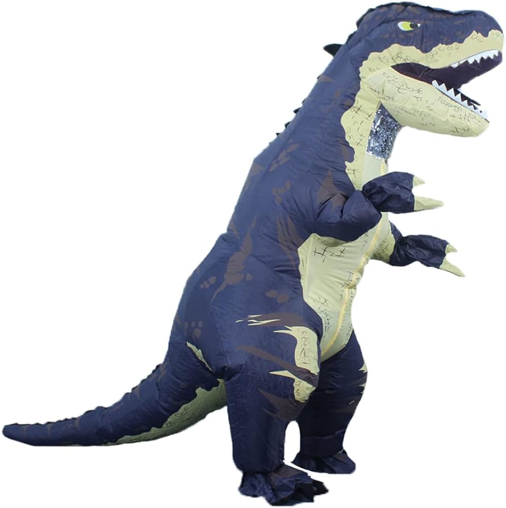 Costume T-Rex Gonflable Gris