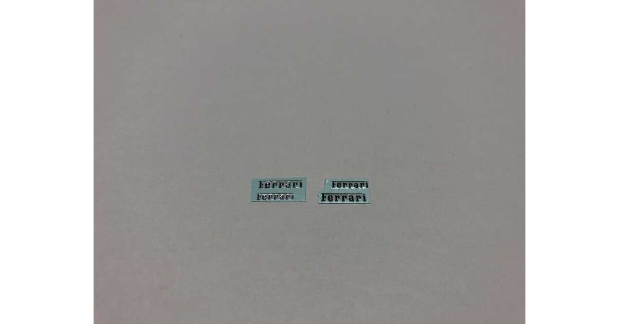 Décalcomanies Ferrari Venice échelle 1/18 - Déco Pour Modèle Réduit, Occasion