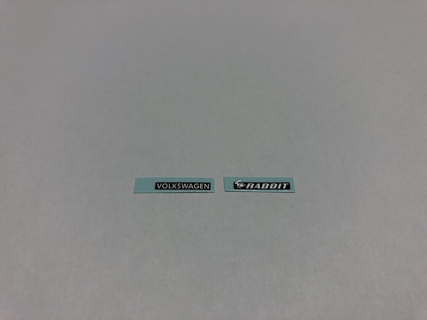Decal Vw Rabbit Injection 1/18 Decal Volkswagen Rabbit - Pièces détachées/Decals - steph-replicars-fr