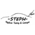 logo  steph 2 et plume