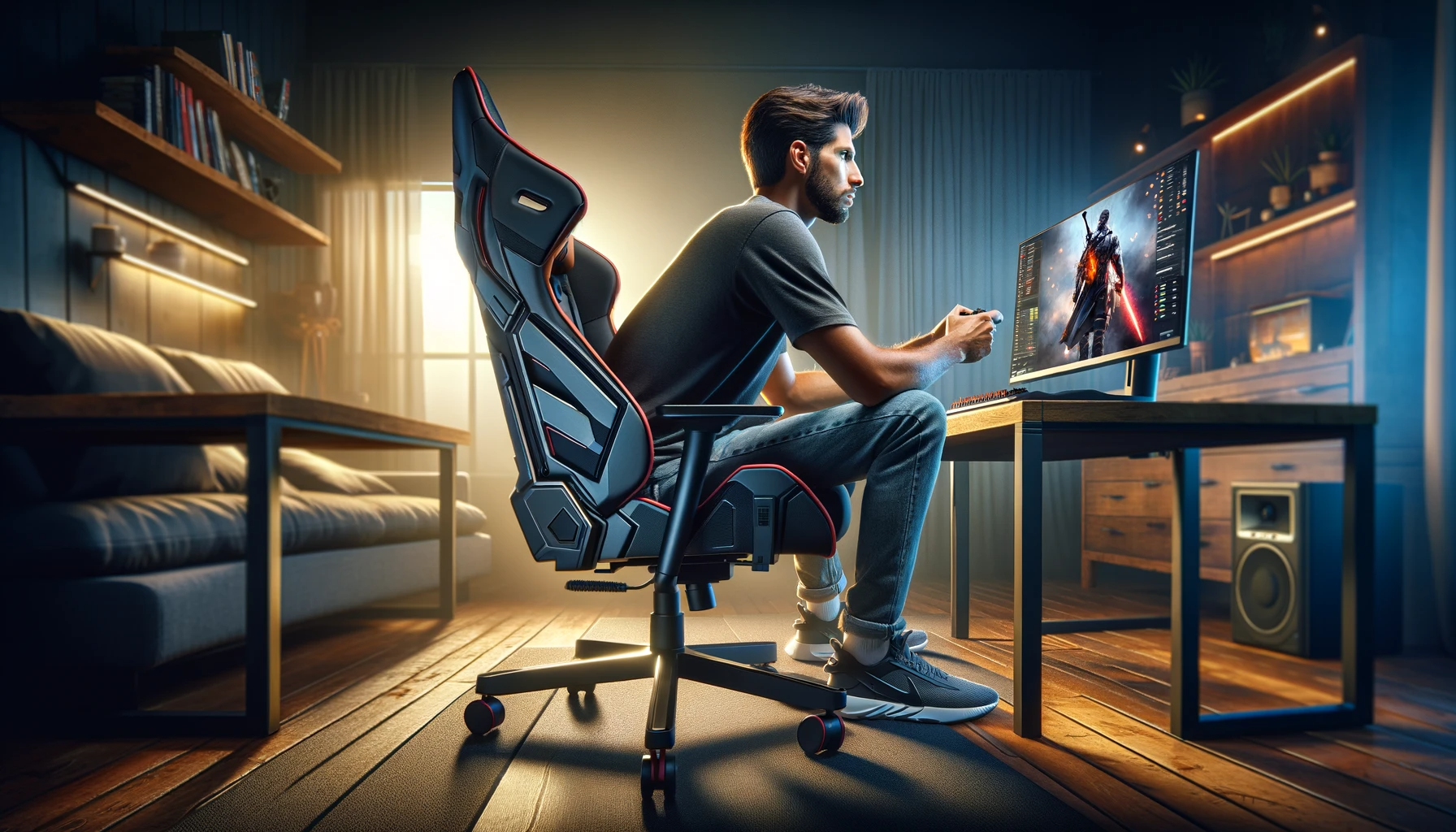 joueur chaise gamer