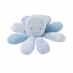 peluche hochet poulpe pieuvre bleu 25 cm 2