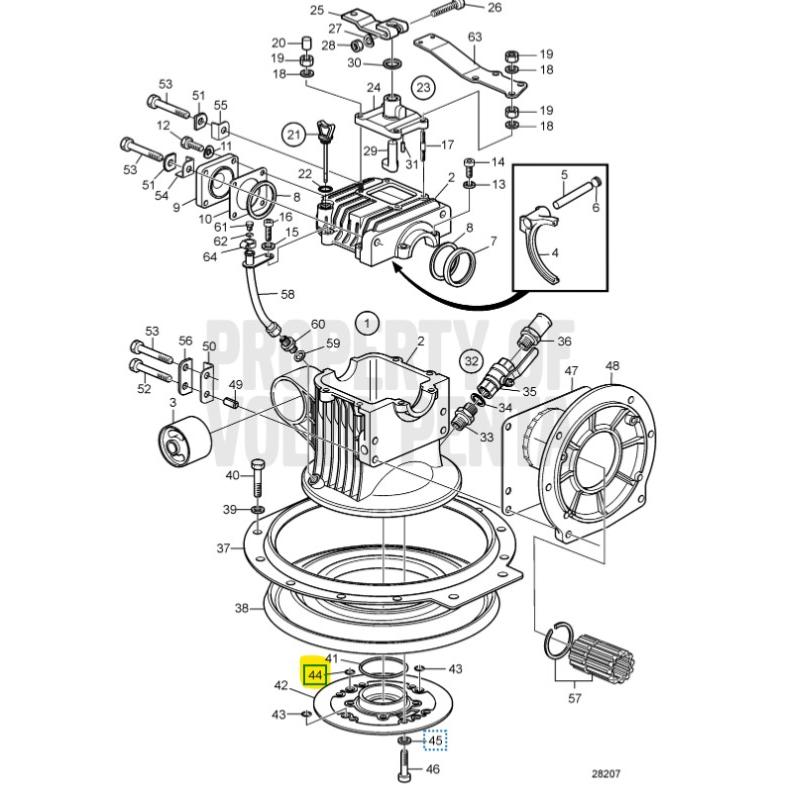 Joint torique - VOLVO PENTA