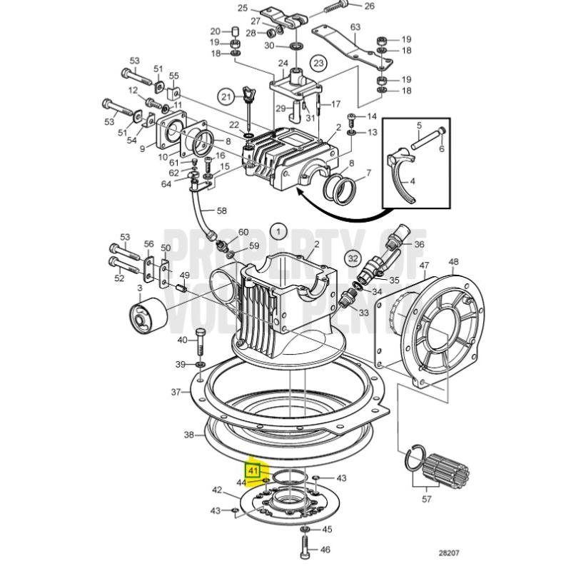 Joint torique - VOLVO PENTA