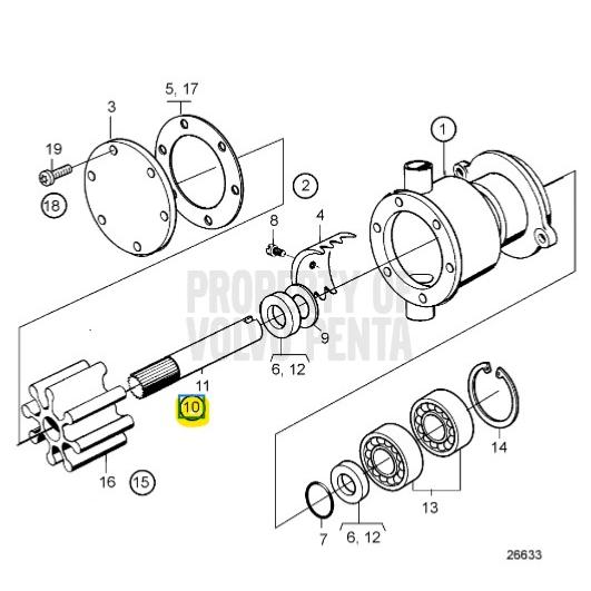 Shaft KIT - VOLVO PENTA
