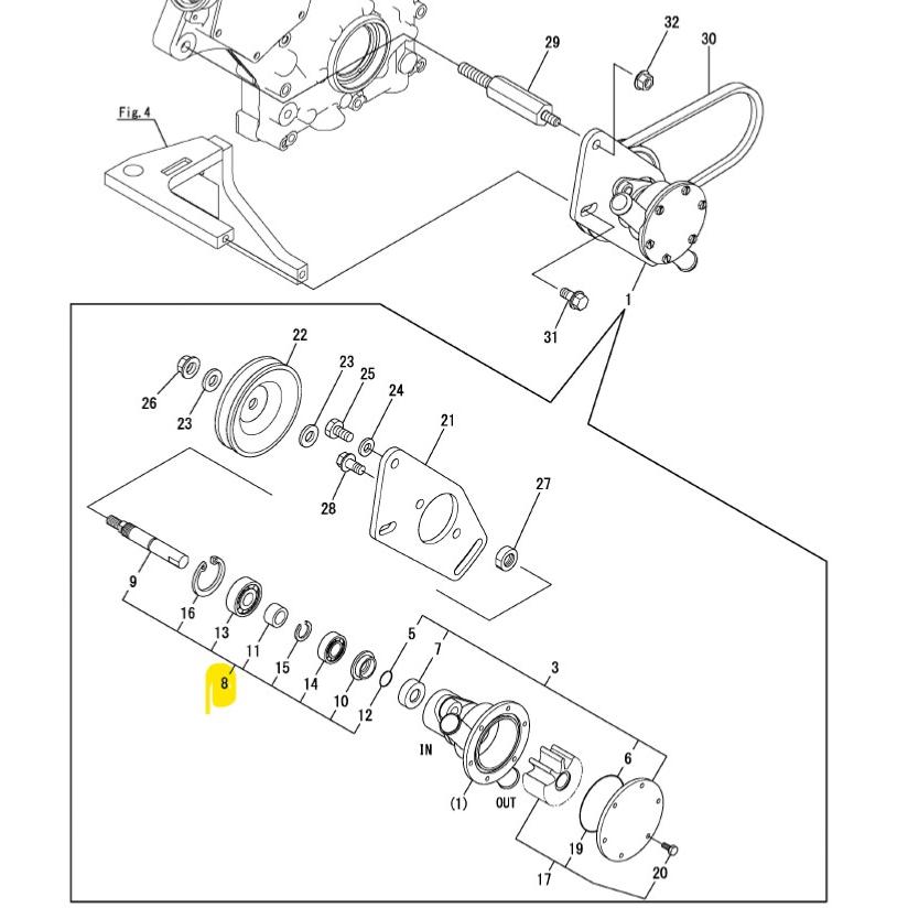 Shaft Kit - YANMAR MARINE