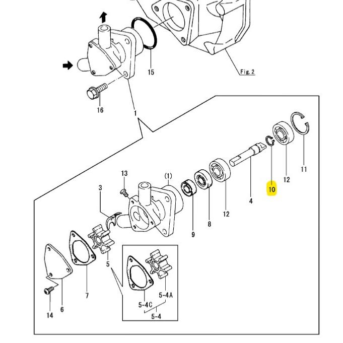 Circlip - YANMAR MARINE
