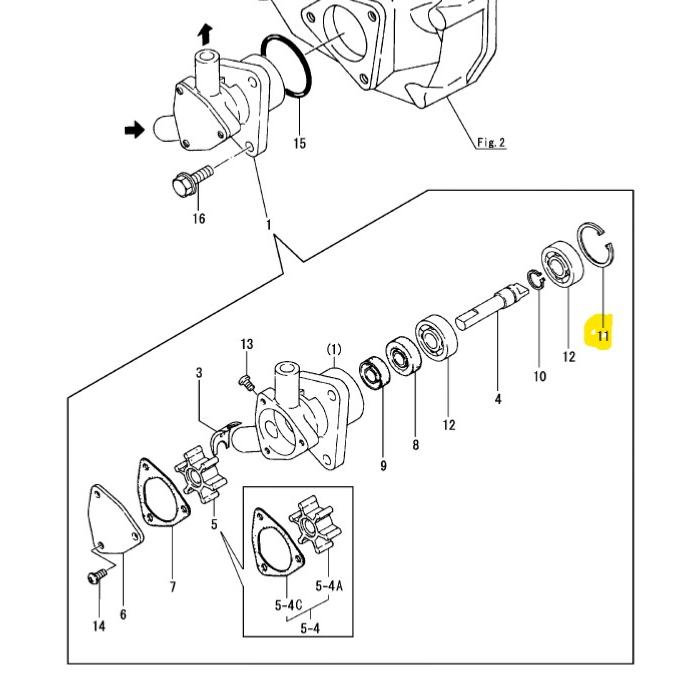 Circlip - YANMAR MARINE