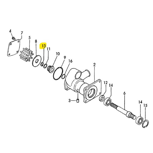 Circlip - YANMAR MARINE