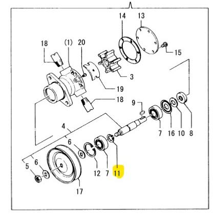 Circlip - YANMAR MARINE