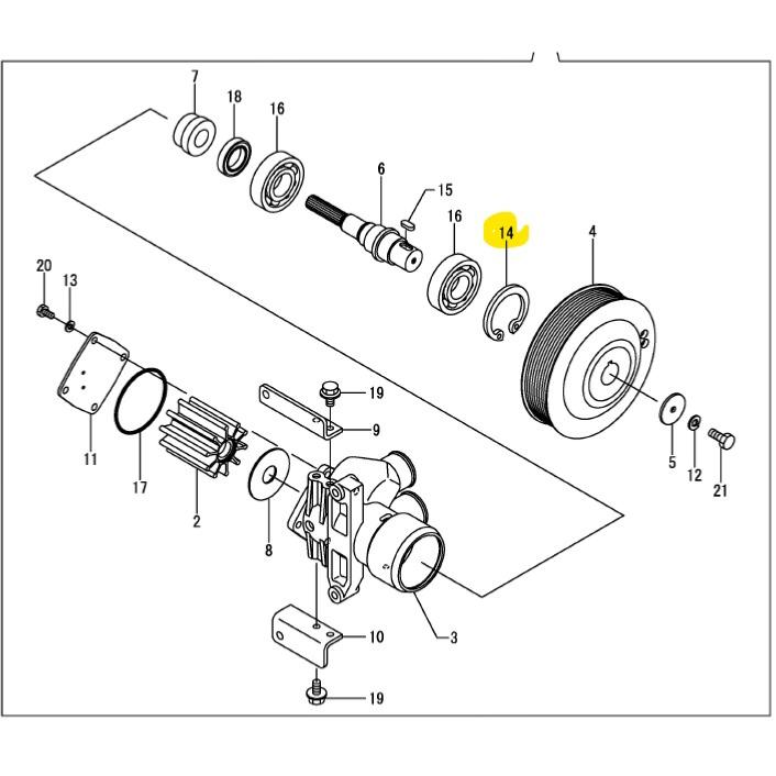 Circlip - YANMAR MARINE
