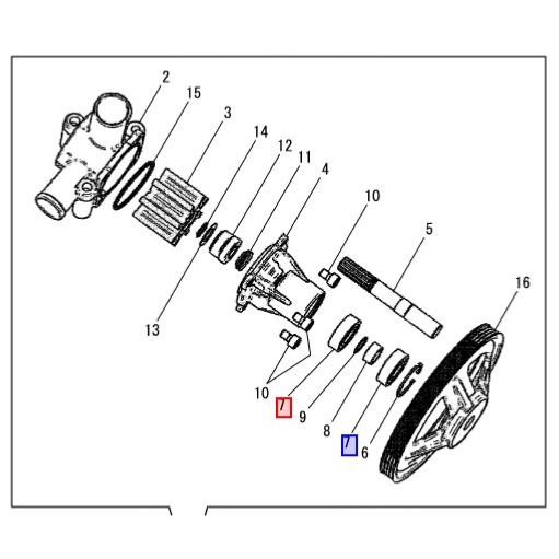 Roulement - YANMAR MARINE