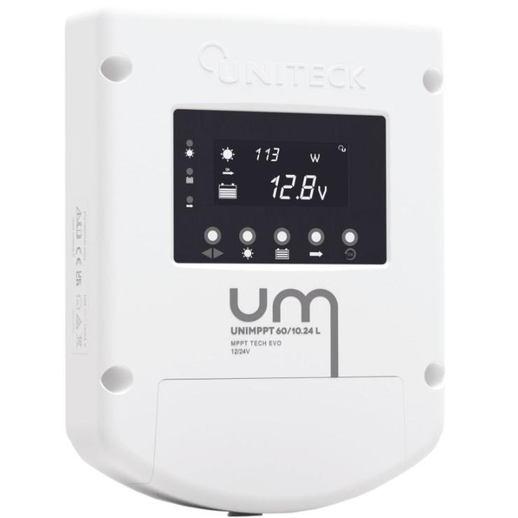 UNIMPPT 60/10.24L - Régulateur MPPT - 10A/12-24V avec écran - UNITECK
